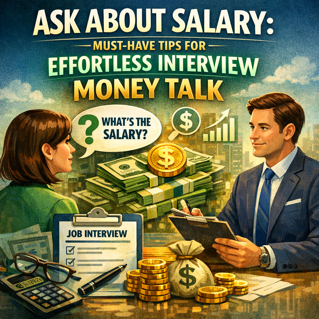 Illustration of Ask About Salary: Must-Have Tips for Effortless Interview Money Talk