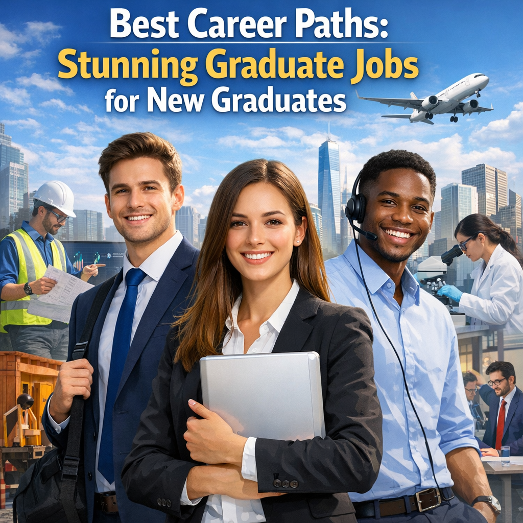 Illustration of Best Career Paths: Stunning Graduate Jobs for New Graduates