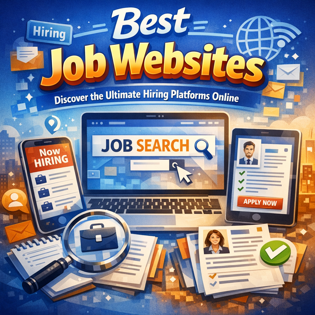 Illustration of Best Job Websites: Discover the Ultimate Hiring Platforms Online