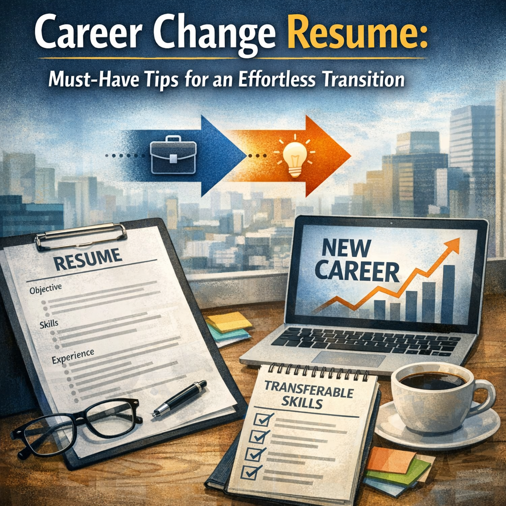 Career Change Resume: Must-Have Tips for an Effortless Transition Illustration of Career Change Resume: Must-Have Tips for an Effortless Transition