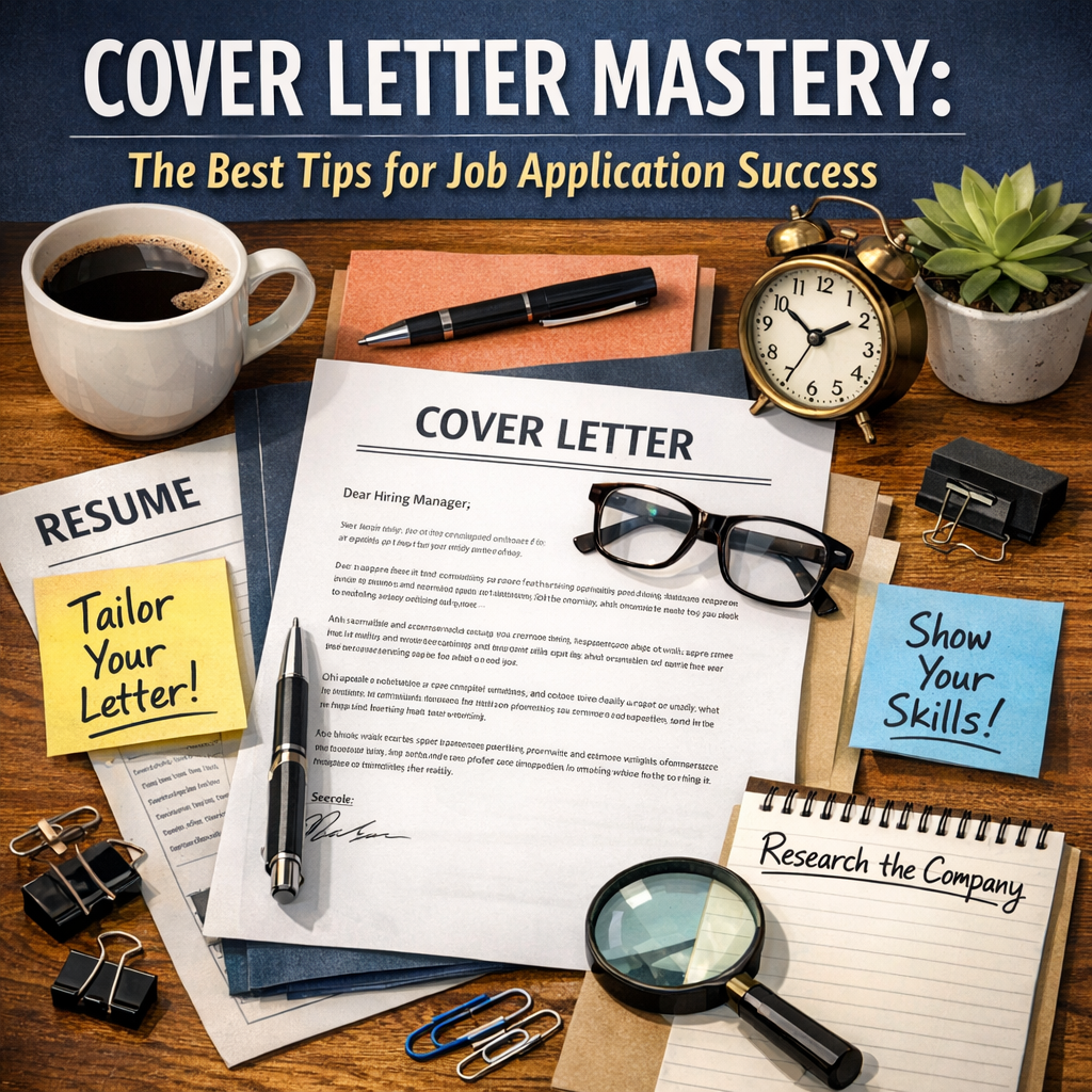 Illustration of Cover Letter Mastery: The Best Tips for Job Application Success