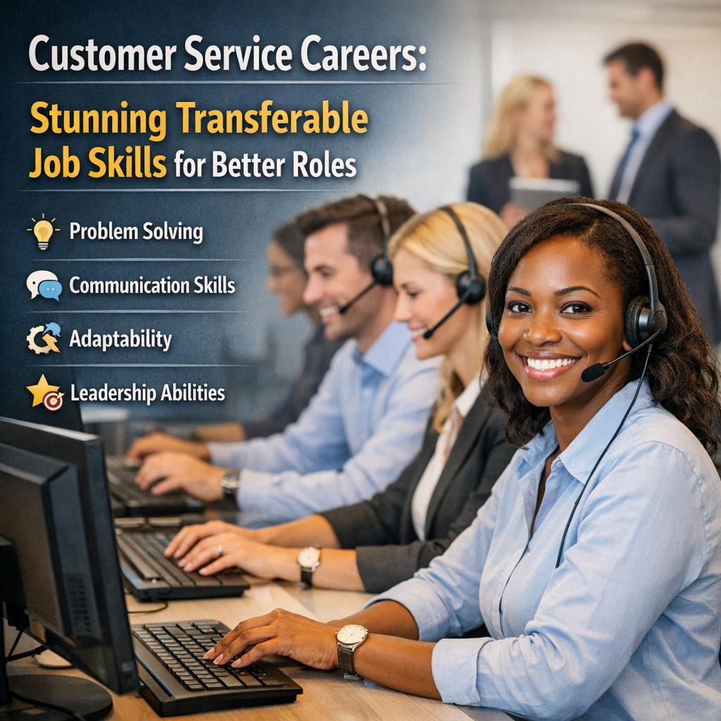 Illustration of Customer Service Careers: Stunning Transferable Job Skills for Better Roles