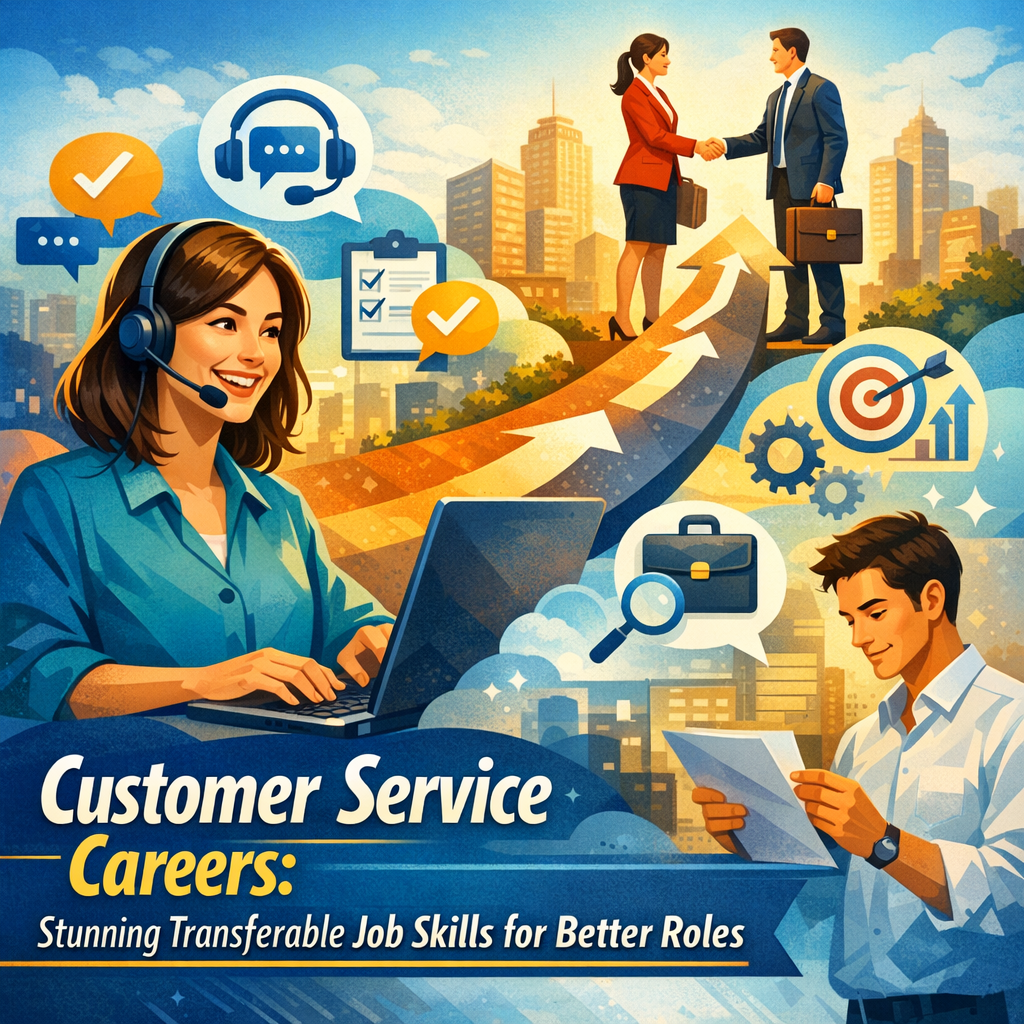 Illustration of Customer Service Careers: Stunning Transferable Job Skills for Better Roles
