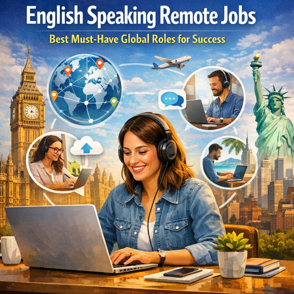 English Speaking Remote Jobs: Best Must-Have Global Roles for Success Illustration of English Speaking Remote Jobs: Best Must-Have Global Roles for Success