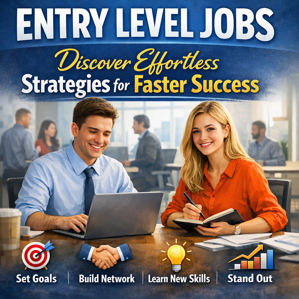 Illustration of Entry Level Jobs: Discover Effortless Strategies for Faster Success