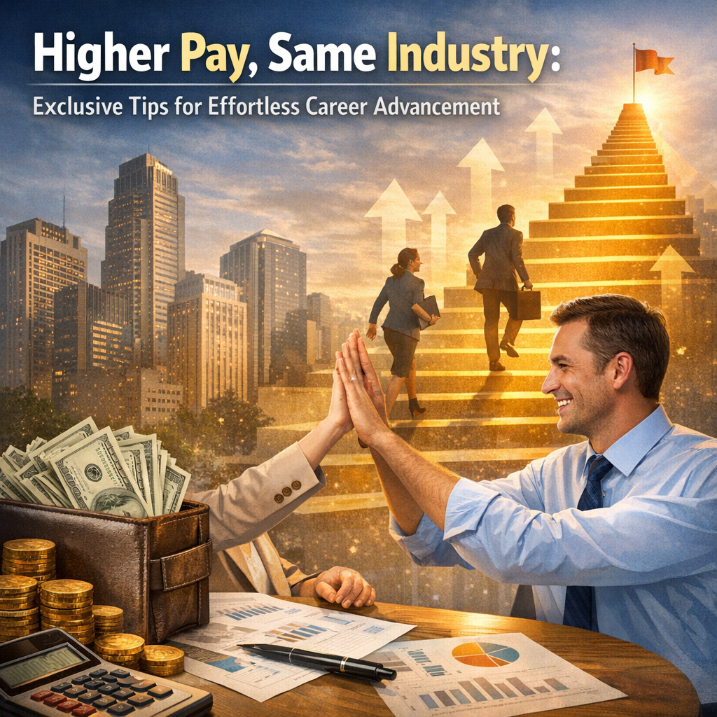 Higher Pay Same Industry: Exclusive Tips for Effortless Career Advancement Illustration of Higher Pay Same Industry: Exclusive Tips for Effortless Career Advancement