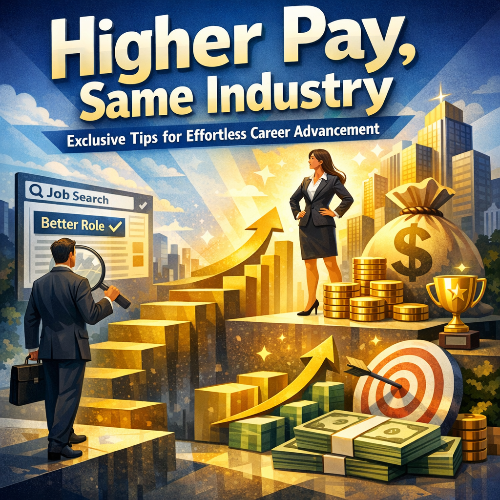 Higher Pay Same Industry: Exclusive Tips for Effortless Career Advancement Illustration of Higher Pay Same Industry: Exclusive Tips for Effortless Career Advancement