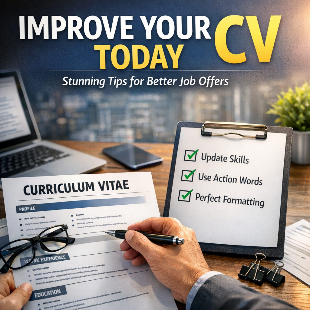 improve cv illustration for Improve Your CV Today: Stunning Tips for Better Job Offers