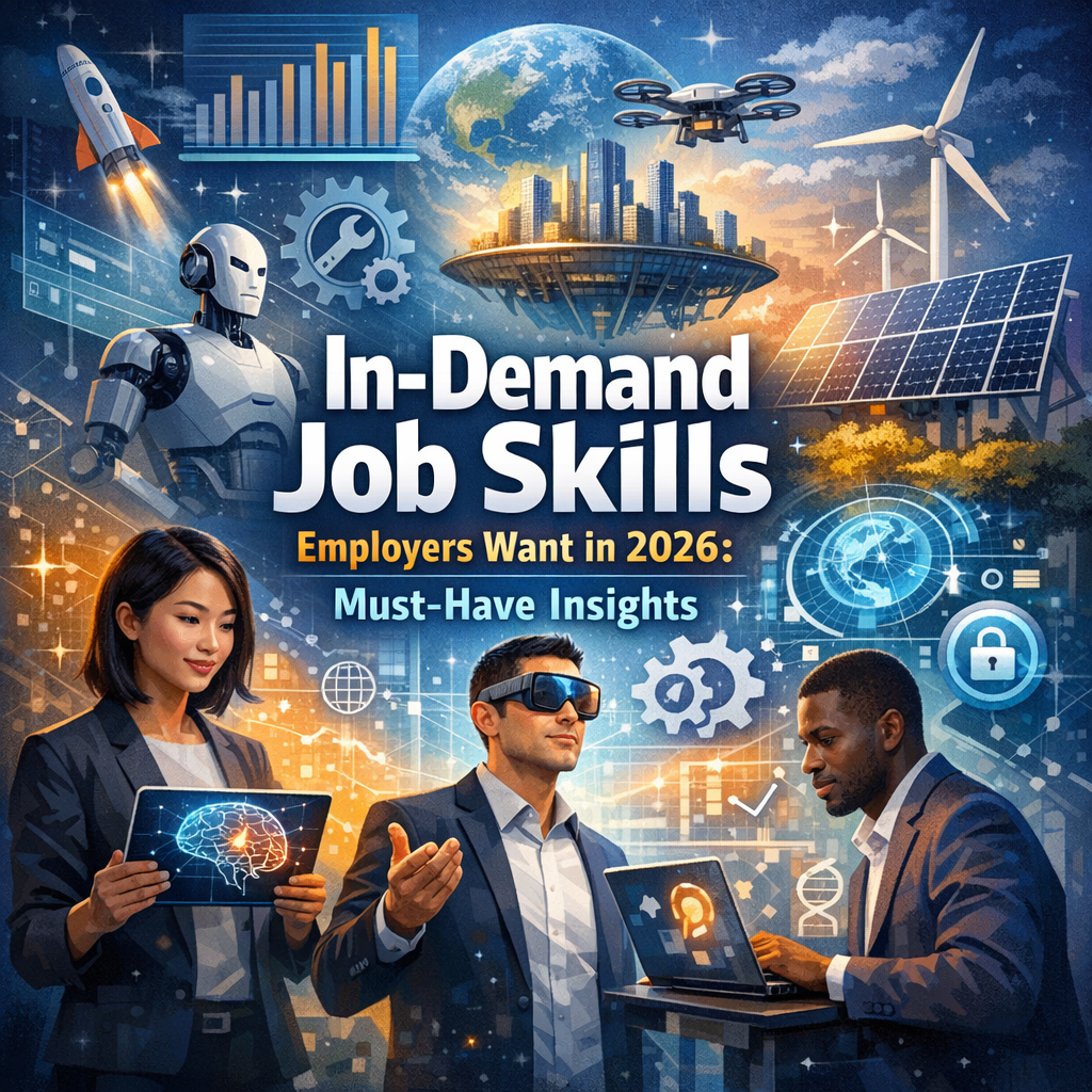 Illustration of In-Demand Job Skills Employers Want in 2026: Must-Have Insights