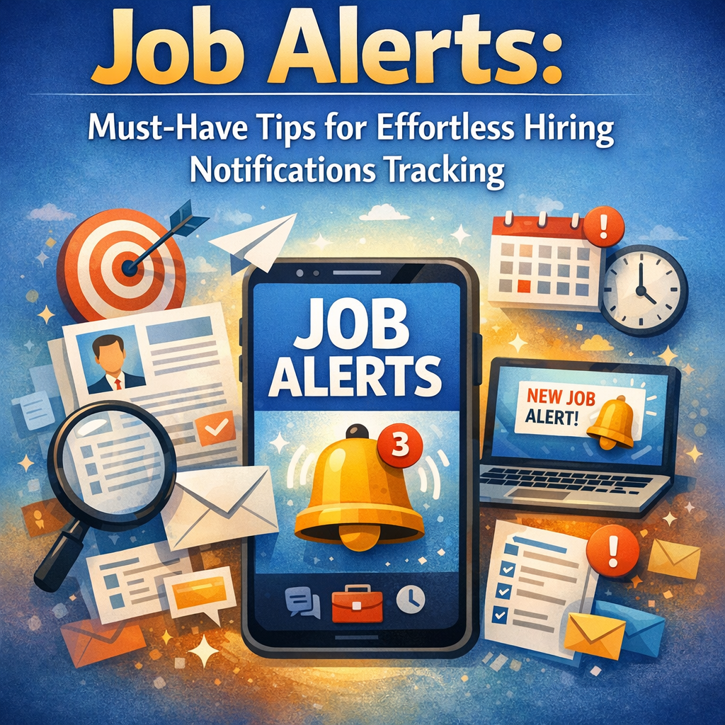 Illustration of Job Alerts: Must-Have Tips for Effortless Hiring Notifications Tracking
