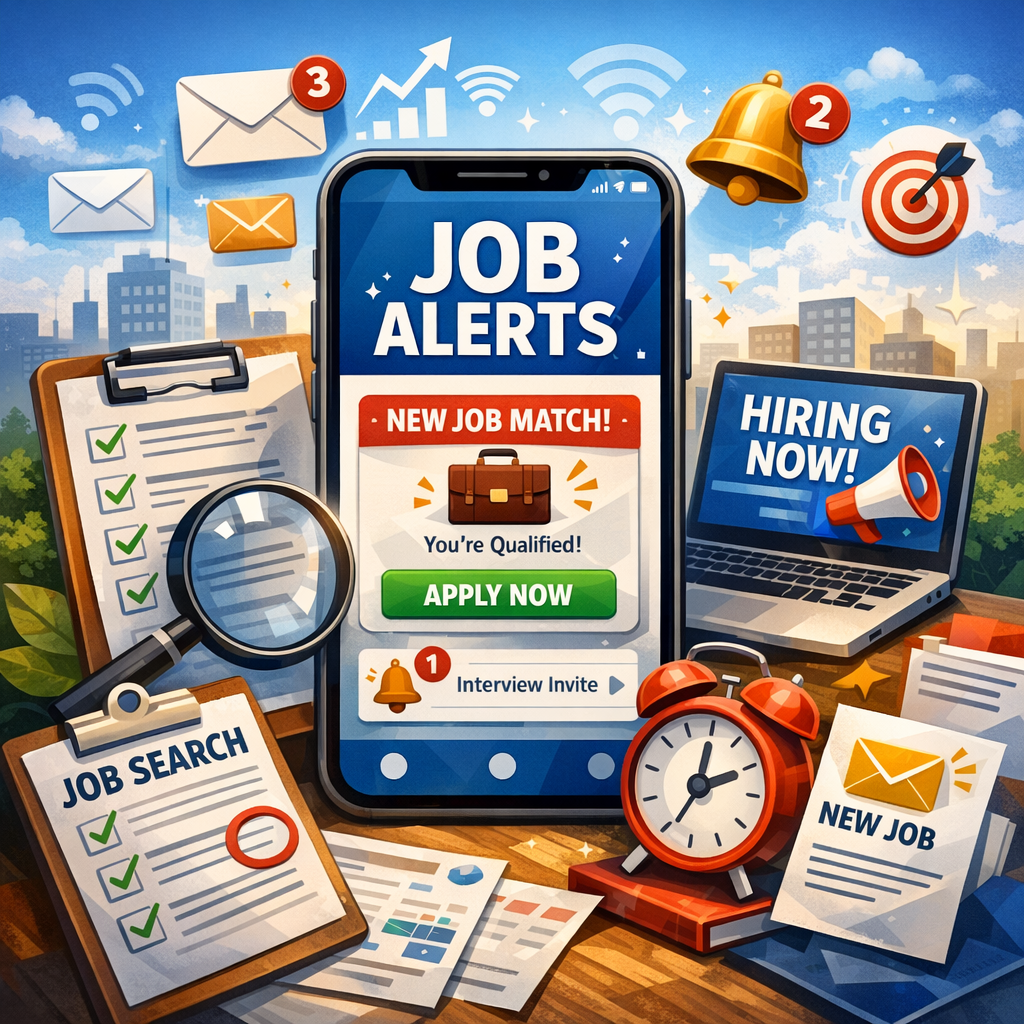 Illustration of Job Alerts: Must-Have Tips for Effortless Hiring Notifications Tracking