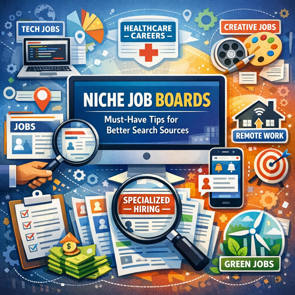 Niche Job Boards: Must-Have Tips for Better Search Sources Illustration of Niche Job Boards: Must-Have Tips for Better Search Sources