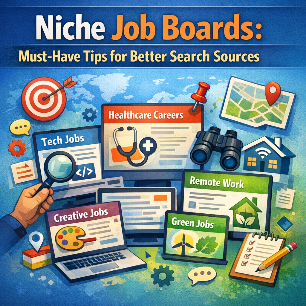 Niche Job Boards: Must-Have Tips for Better Search Sources Illustration of Niche Job Boards: Must-Have Tips for Better Search Sources