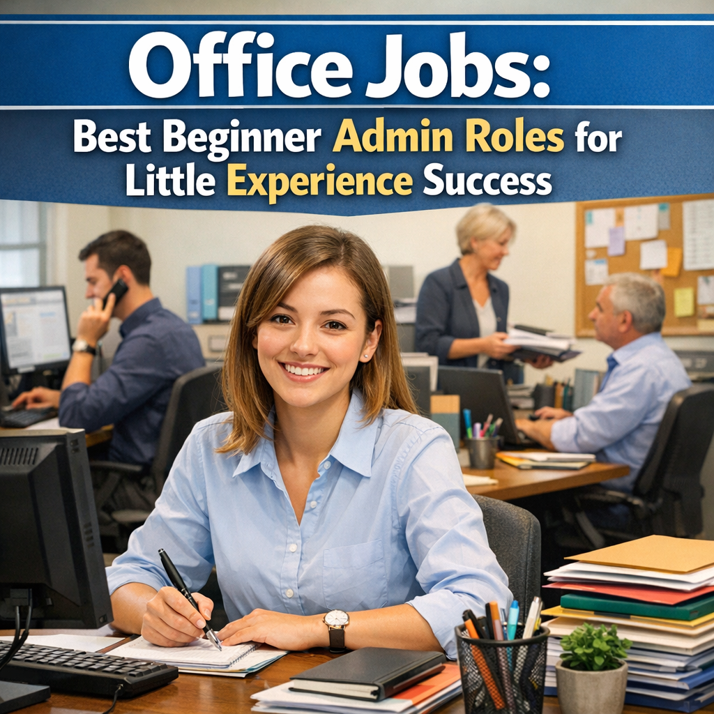 Office Jobs: Best Beginner Admin Roles for Little Experience Success Illustration of Office Jobs: Best Beginner Admin Roles for Little Experience Success