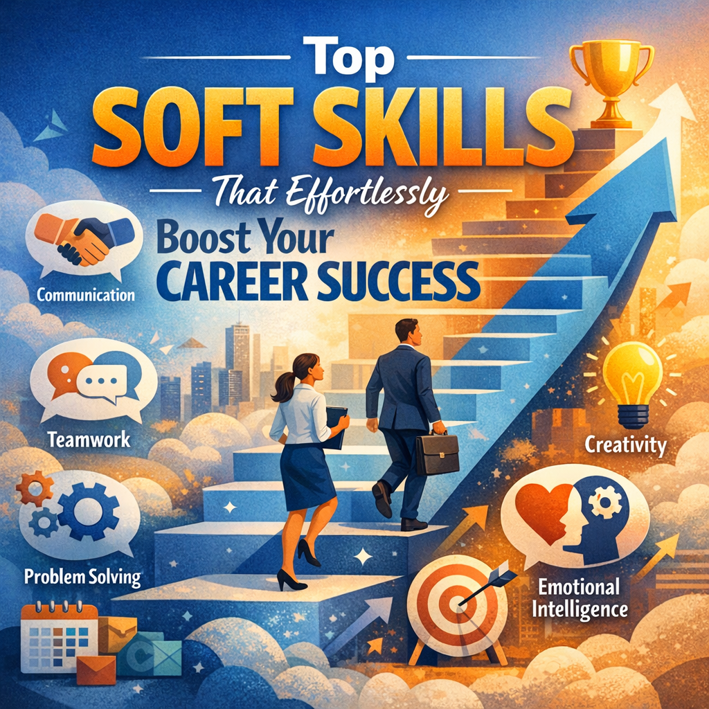 Illustration of Top Soft Skills That Effortlessly Boost Your Career Success