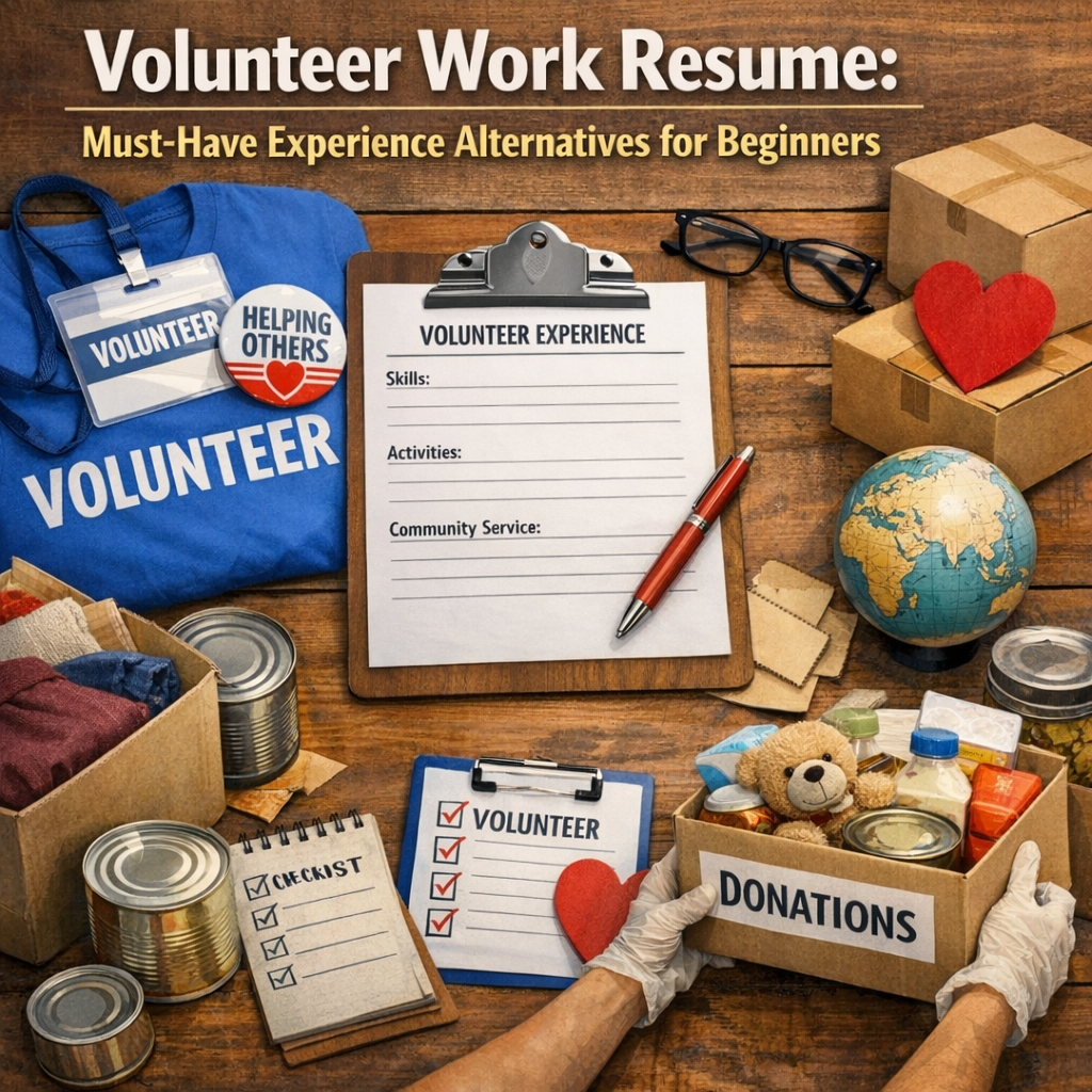 Volunteer Work Resume: Must-Have Experience Alternatives for Beginners Illustration of Volunteer Work Resume: Must-Have Experience Alternatives for Beginners