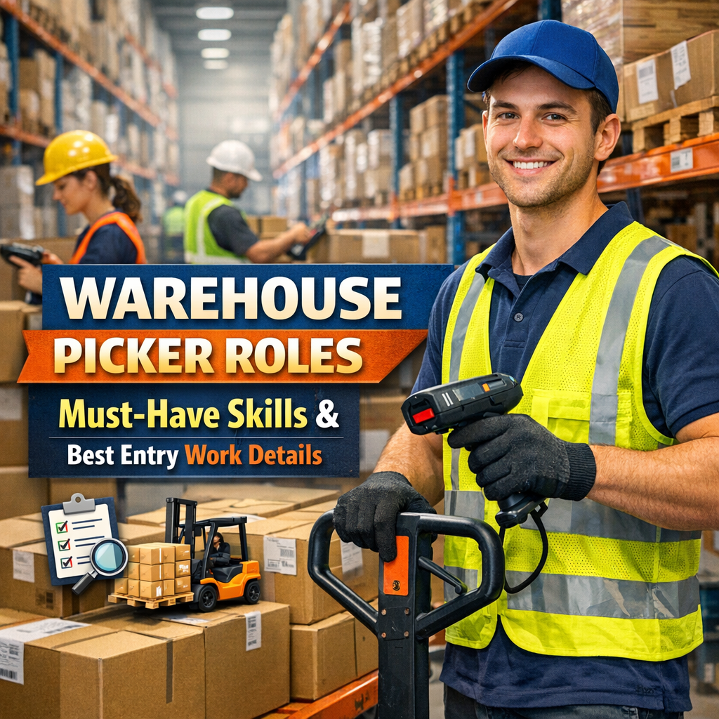 Illustration of Warehouse Picker Roles: Must-Have Skills and Best Entry Work Details